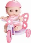 JC Toys/Berenguer - Lil' Cutesies - Lil' Cutesies 8.5" and Butterfly Tricycle